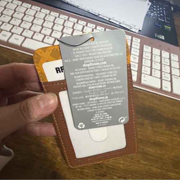 Loungefly Mickey Waffle with Butter Mickey Wallet Card Holder - Picture 2 of 3